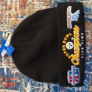 NFL RBX Men's Pittsburgh Steelers Super Bowl Champion Knit Hat